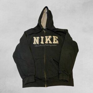 Nike Men's Full Zip Hoodie, Black Color, Size S